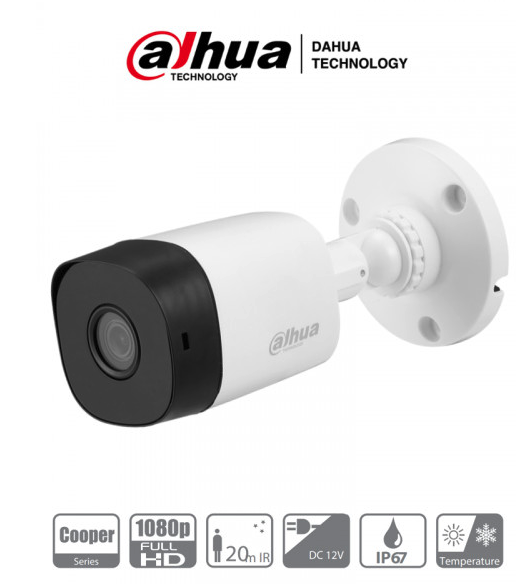 Dahua  DH-HAC-B2A21N-0360B Bullet Analog Camera 1080p